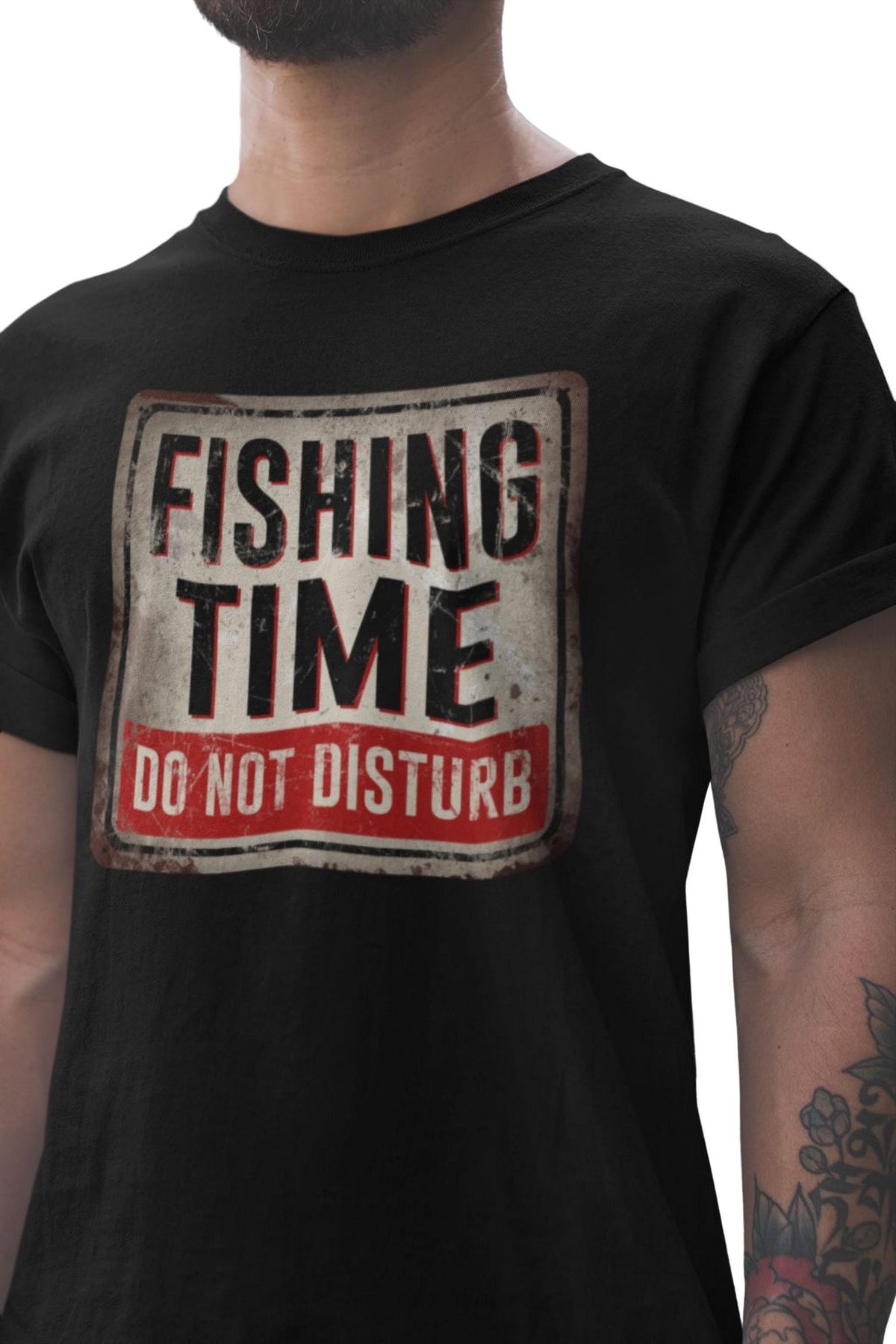 Comfort Colors® Fishing Shirt, Do Not Disturb Warning Sign Tee, Fisherman Gift