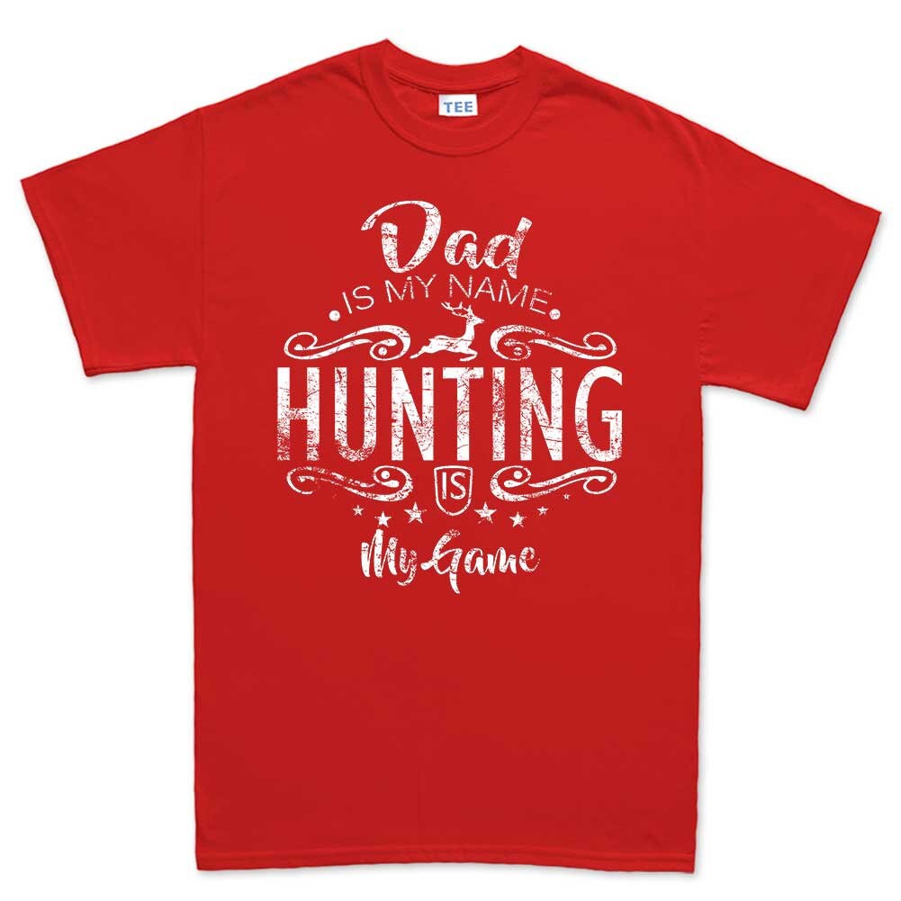 Dad Hunter Hunting Father's Day Gift For Daddy Mens T shirt Tee Top T-shirt - HNT012