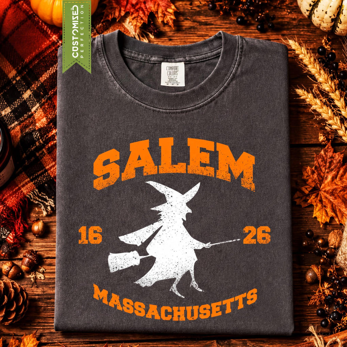 Comfort Colors® Halloween Costume, Salem Witches Tee, Scary Spooky T-shirt, Hocus Pocus Magic
