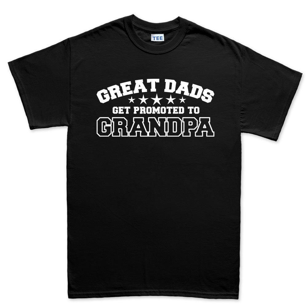 Great Dads Become Grandpa Fathers Day Gift Mens T shirt Tee Top T-shirt - R1674