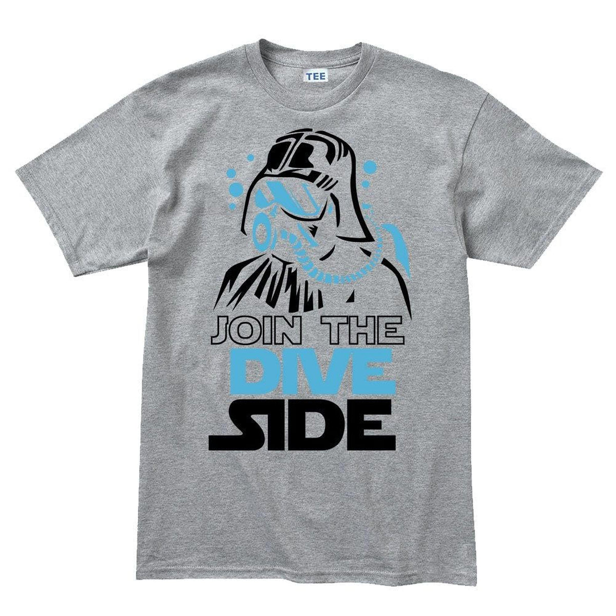 Funny Scuba Diving T-Shirt: Join the Dive Dark Side Design Tee, Diver Gift