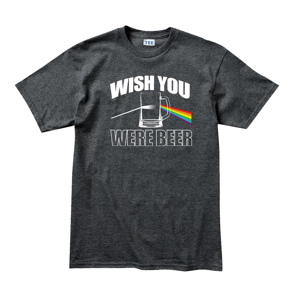 Wish You Were Beer Here Funny T shirt, Music Band Tee,  Vintage Style Top, Drinking