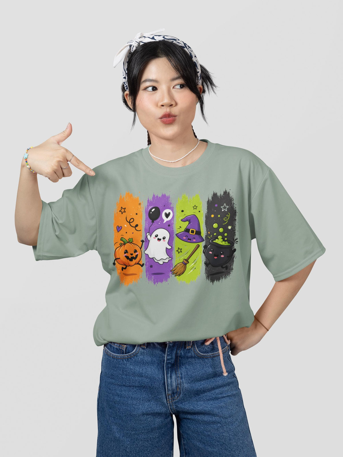 Halloween School Shirt | Cute Ghost Pumpkin Hoodie | Kids Adult Gift Idea