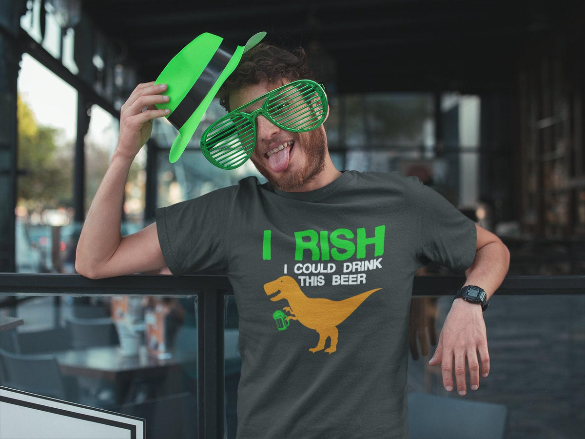 Funny Irish T-Rex Shirt | St Patrick's Day Celebration Tee