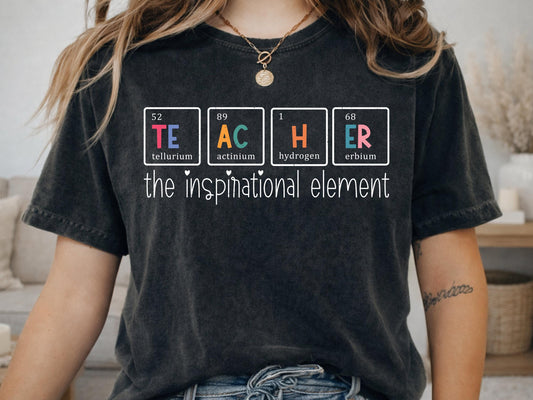 Teacher Shirt | Periodic Table Hoodie Tee | Cute Inspirational Gift Idea
