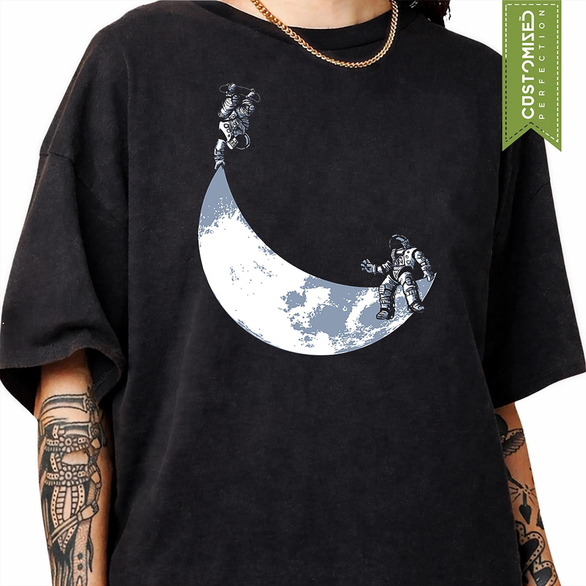 Comfort Colors® Moon Skater Astronauts Shirt, Skating Tee for Skateboarding, Funny Astronaut Tshirt