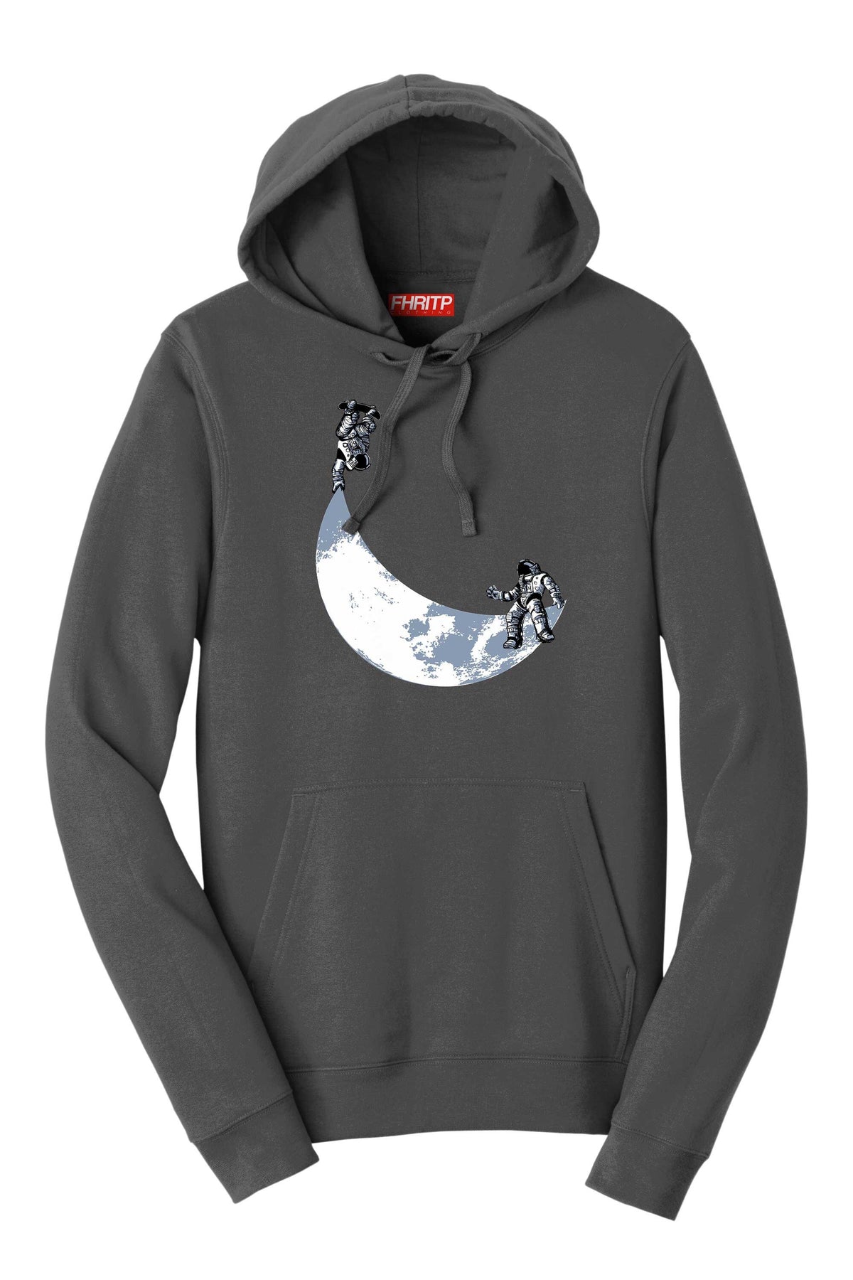 Skating Moon Skater Funkalicious Astronauts Skateboarding Funny Hoodie