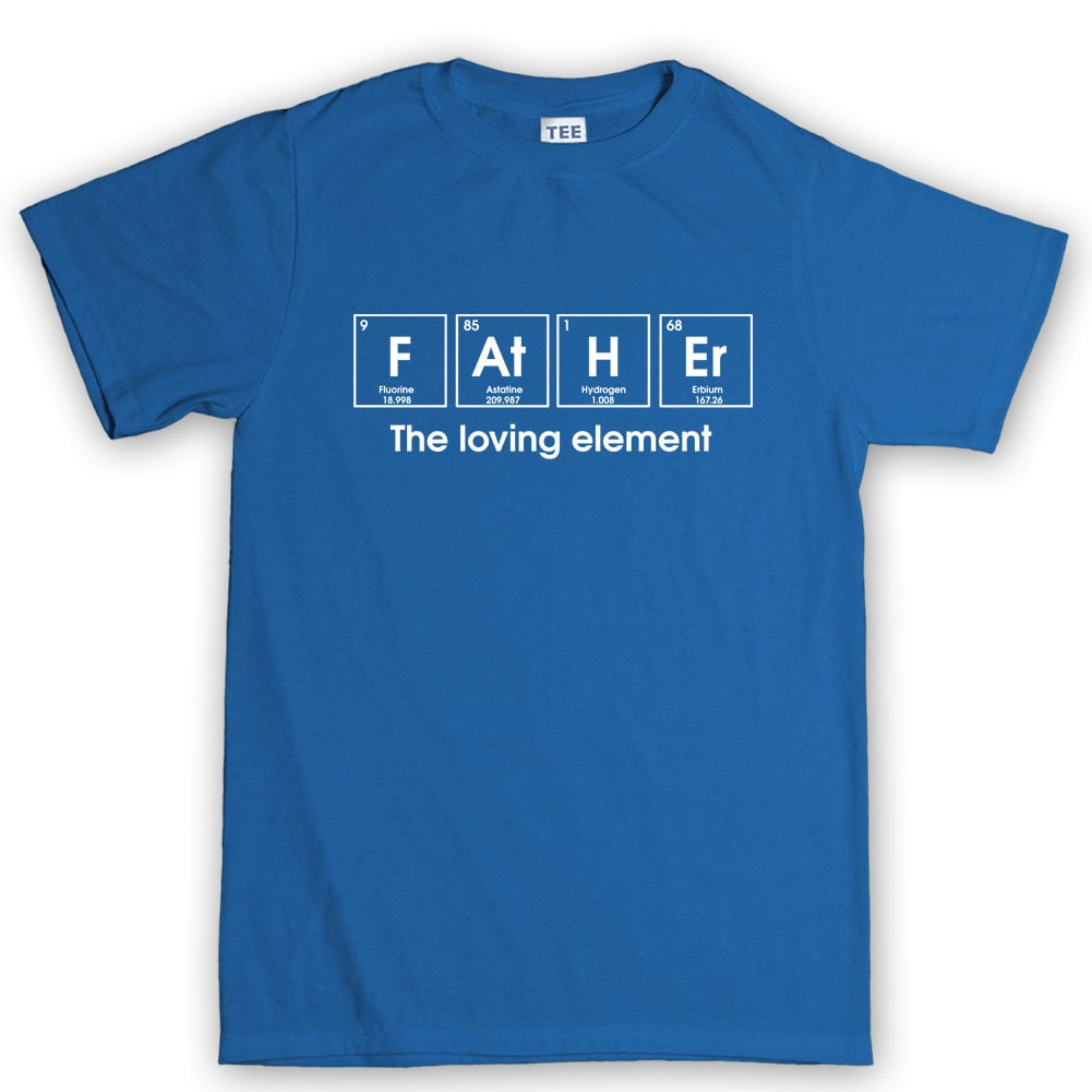 Periodic Dad - Father's Day Gift for Daddy Papa Mens T shirt Tee Top T-shirt - R1791