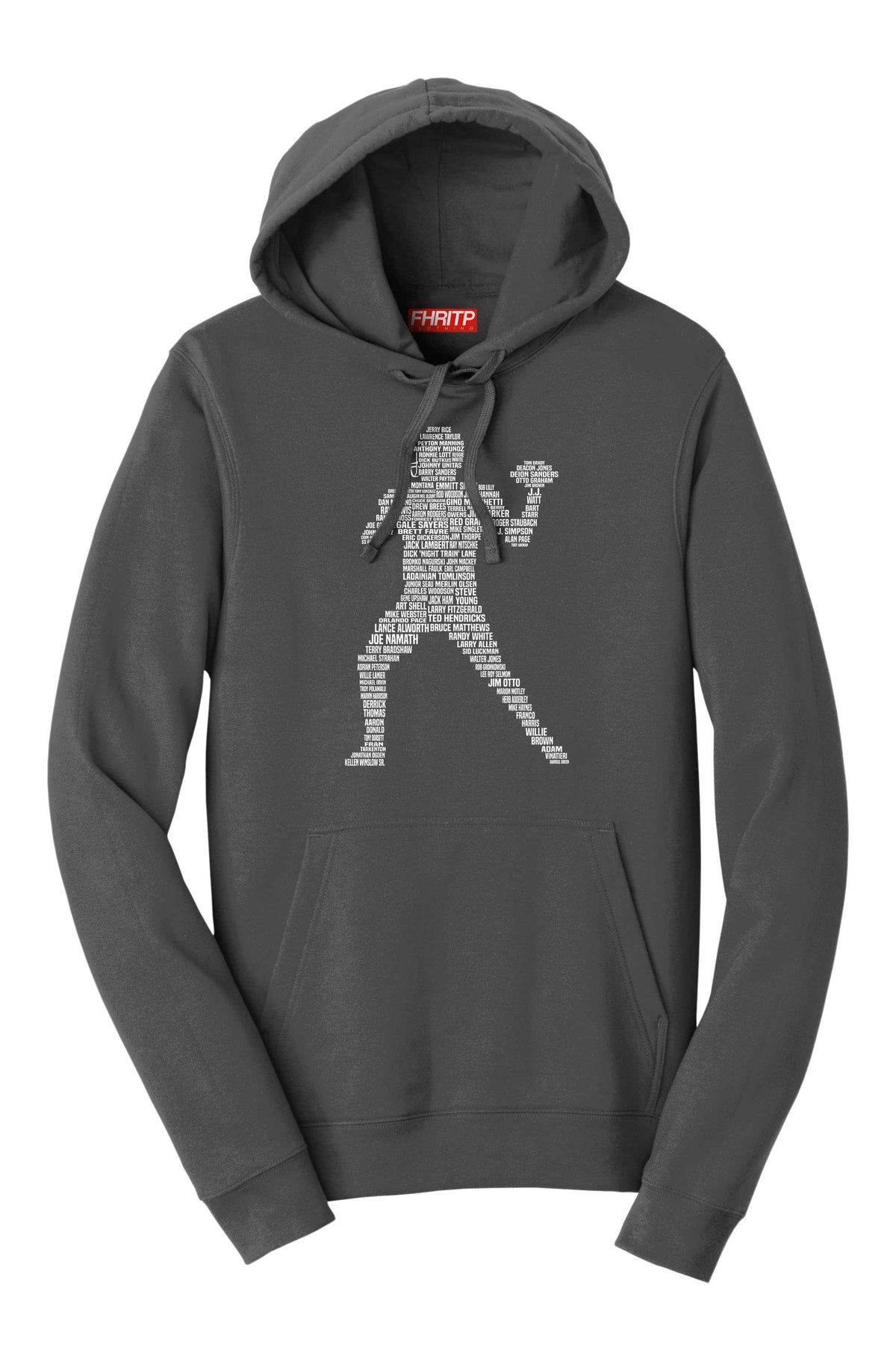 American Football Player Grid Iron Legends Tribute Hoodie
