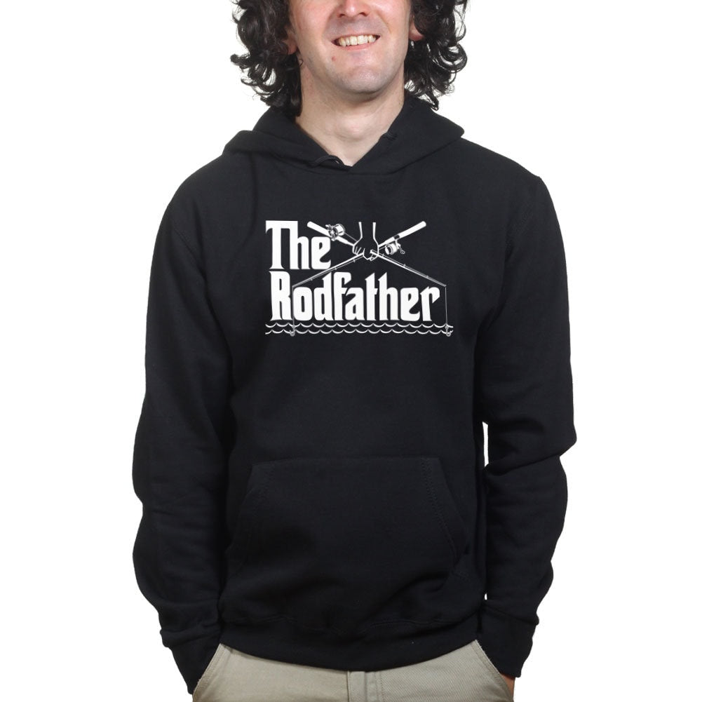 The Rodfather Fishing Angler Fisherman Father Day Hoodie - R505
