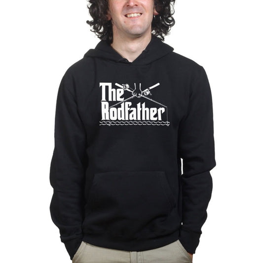 The Rodfather Fishing Angler Fisherman Father Day Hoodie - R505