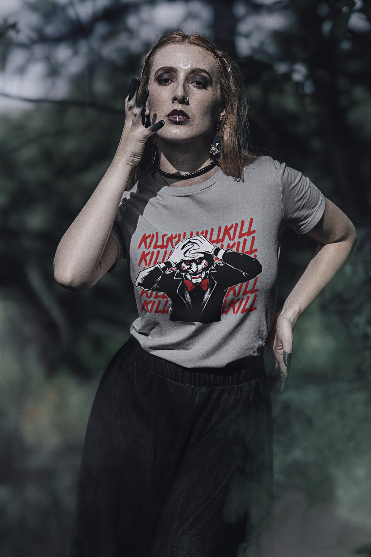 Comfort Colors® Joker Jigsaw Tee, Halloween Costume Top, Scary Gothic T-shirt, Trick Or Treat Tshirt