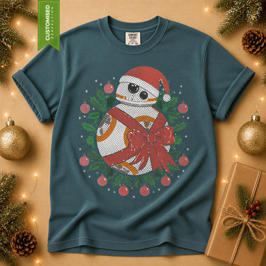 Comfort Colors® Snowman Christmas Shirt, Festive Holiday Tee, Vintage Winter Graphic, Cute Christmas Gift
