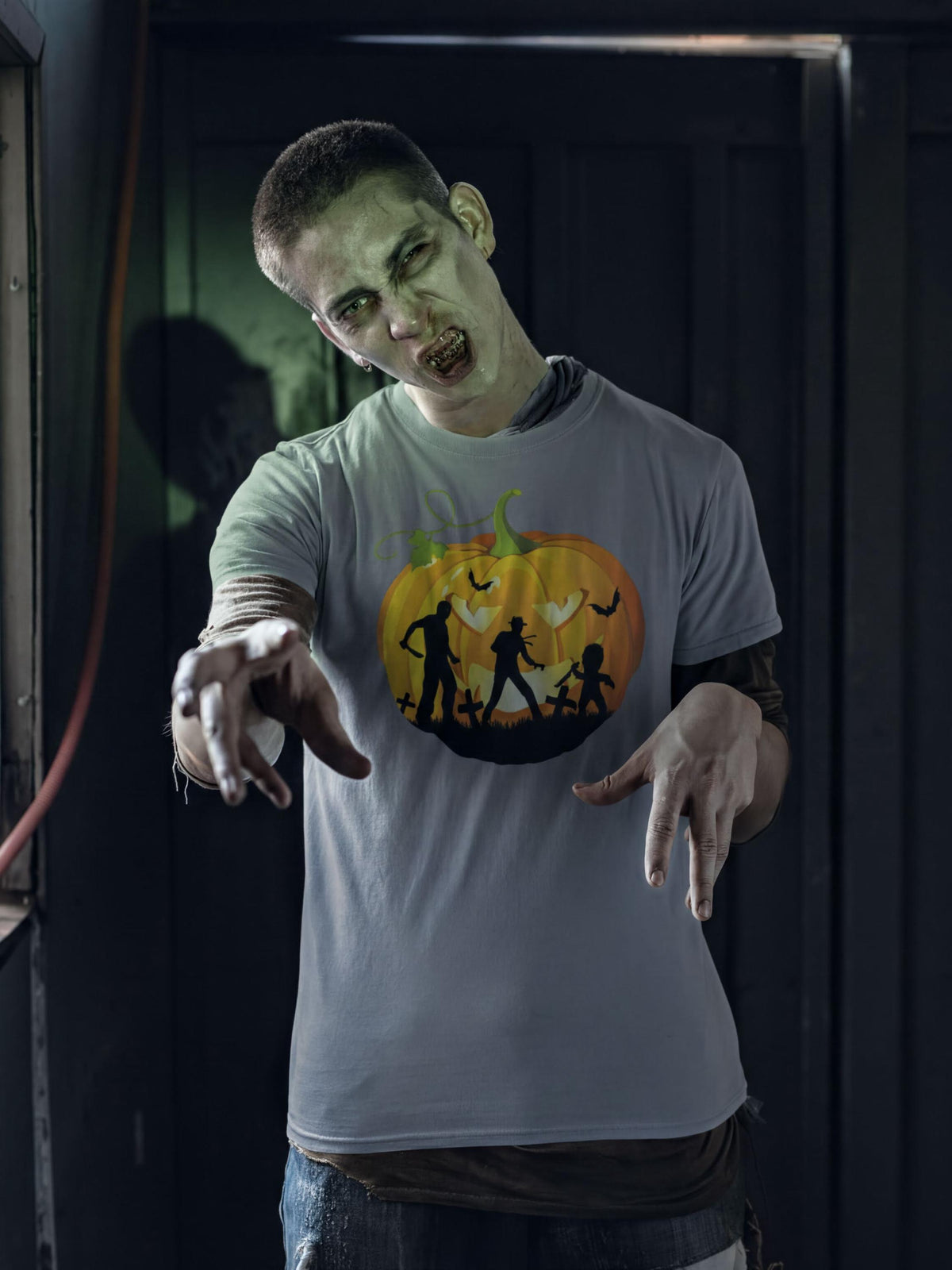 Comfort Colors® Halloween Pumpkin Shirt, Freddy Jason Tshirt, Spooky Scary Tee, Trick Or Treat Costume
