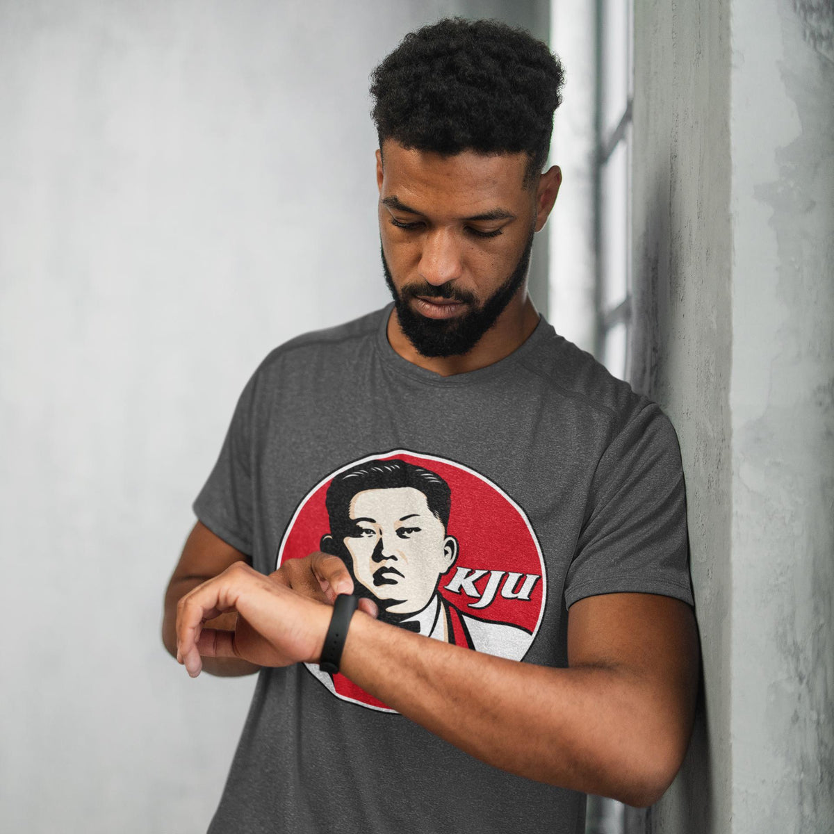 Kim Jong Un Fried Chicken Parody Shirt, Funny Dictator Chicken Logo T-Shirt, Political Satire Meme Hoodie, Funny Gag Gift Idea Sweatshirt