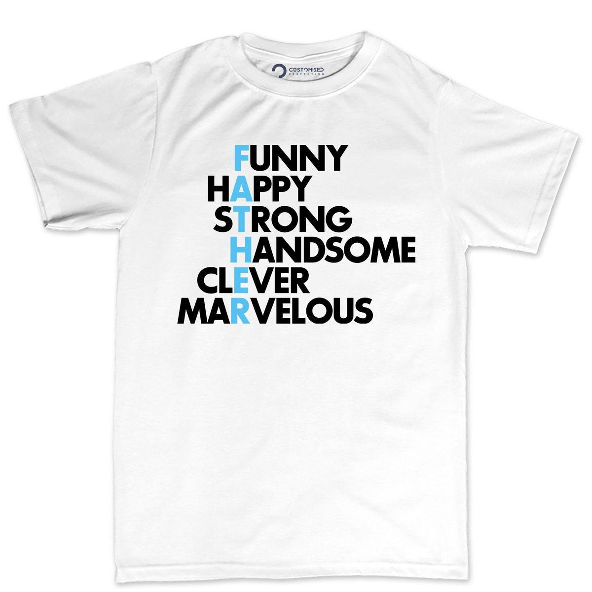 Father Crossword Shirt: Clever Dad Acronym Puzzle Tee for Papa