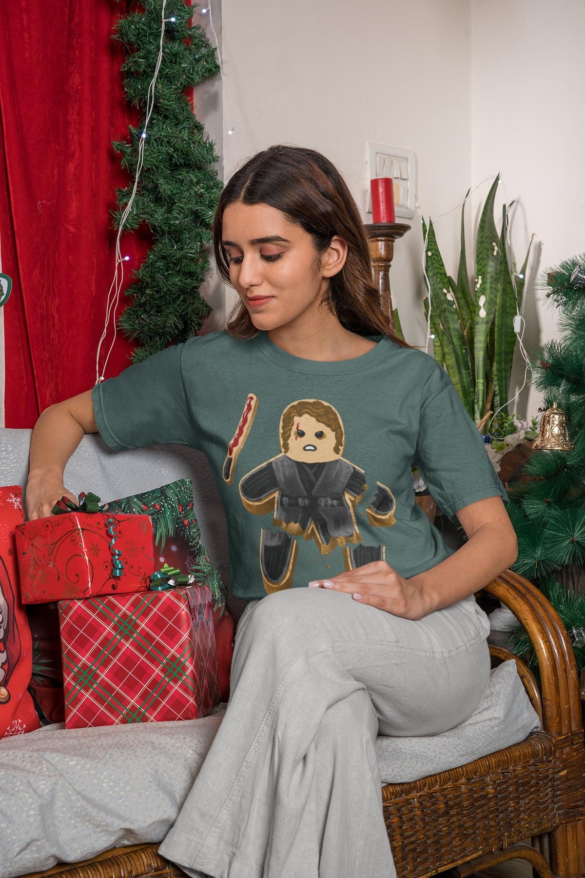 Comfort Colors® Dark Cookie Shirt, Dark Warrior Graphic Tee, Funny Cookie Shirt, Unique Gift, Gamer Inspired Apparel