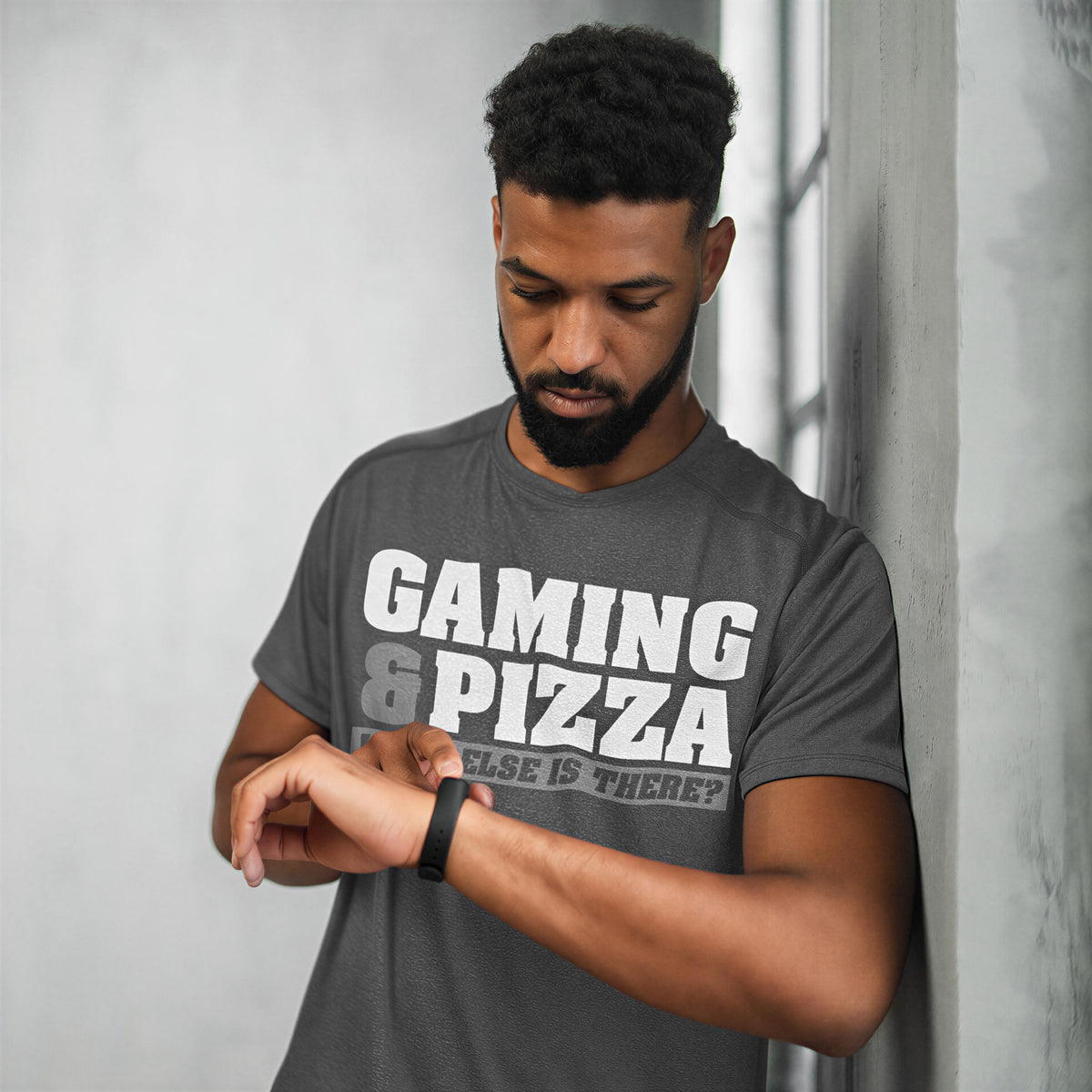 Comfort Colors® Funny Gamer T-shirt, Gaming and Pizza Tee, Gift for Gamers