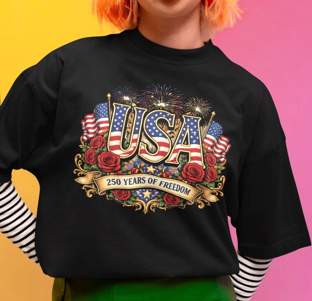 250th Anniversary Shirt, Patriotic USA Tee, Comfort Colors® America 250
