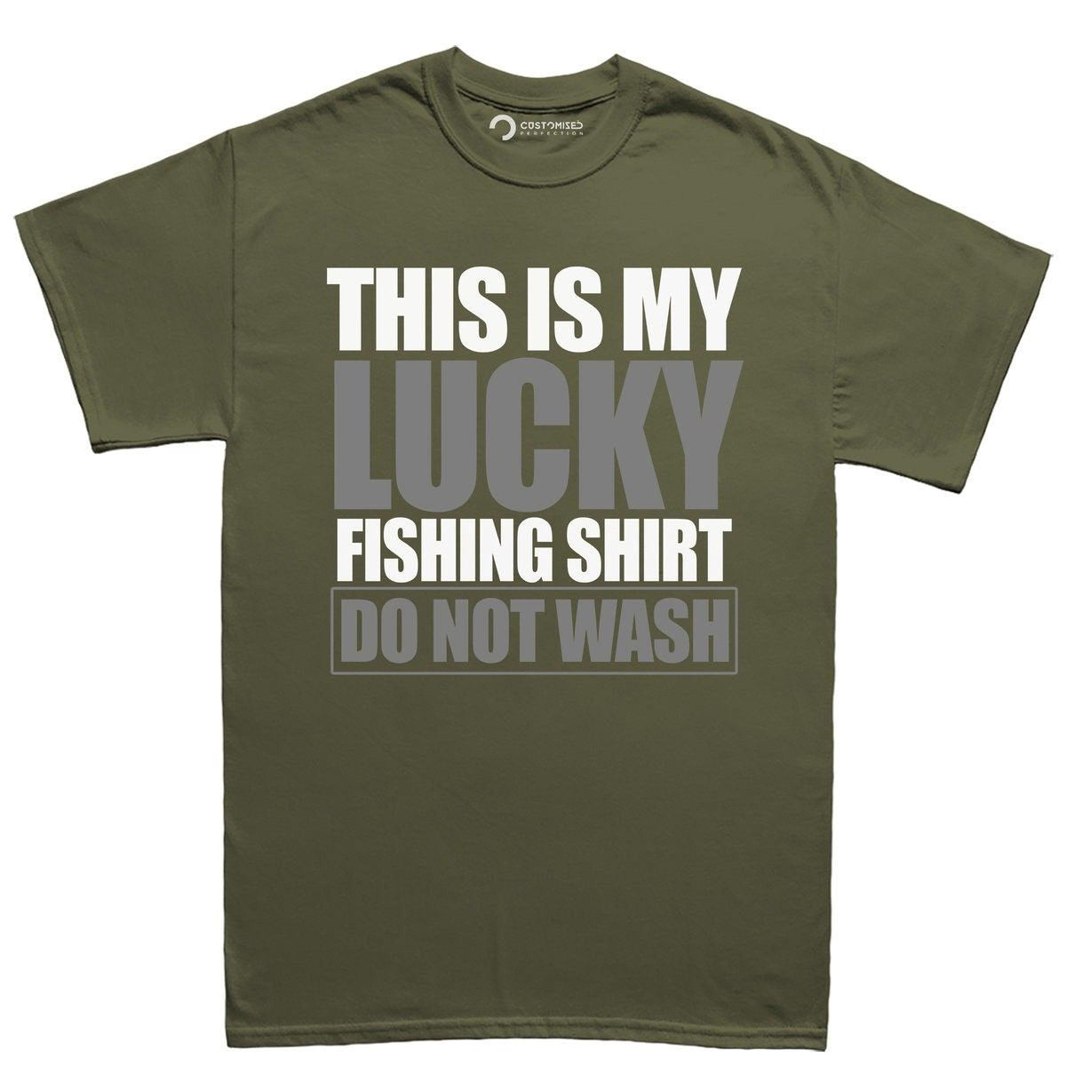 Funny Fishing Shirt: Lucky Angler Tee for Casting Lovers