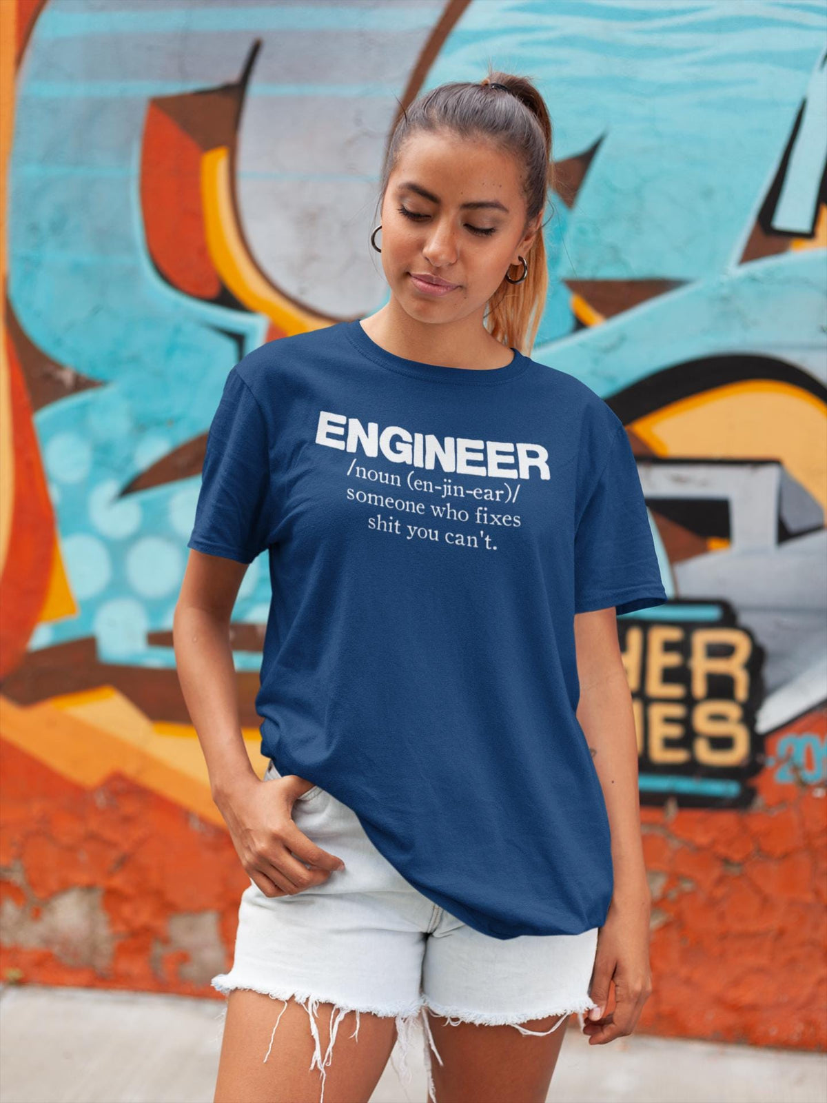 Funny Engineer T-Shirt - Gift for Engineering Student, Lathe Operators and Other Engineers