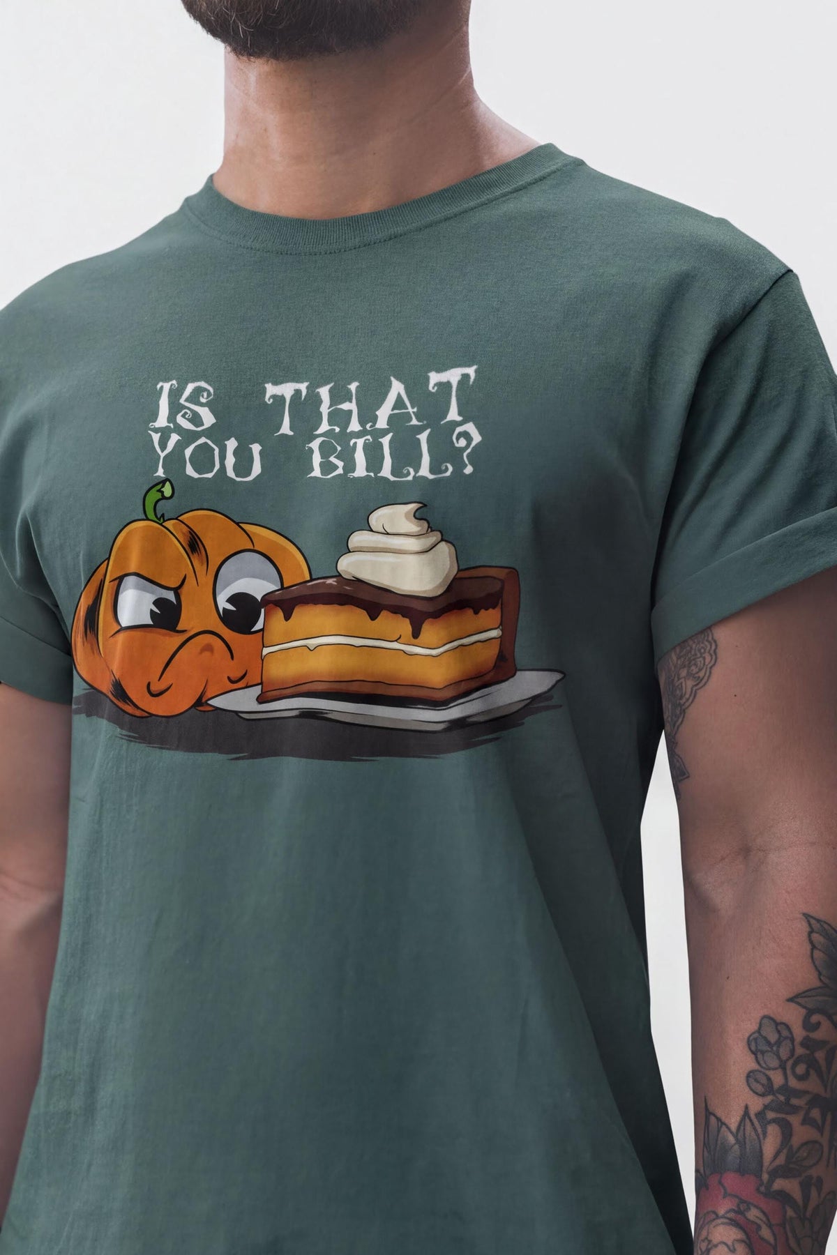 Comfort Colors® Halloween Funny Pumpkin Cake Shirt, Spooky Season Tee, Trick Or Treat Costume Top