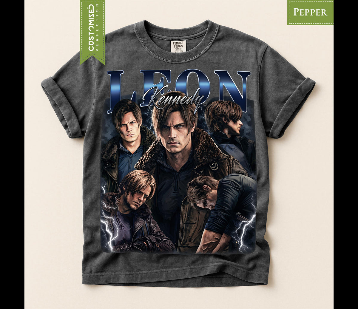 Limited Leon Kennedy Comfort Colors® Shirt - Resident Evil Requiem RE9 Fan Gaming Horror Tee Gift