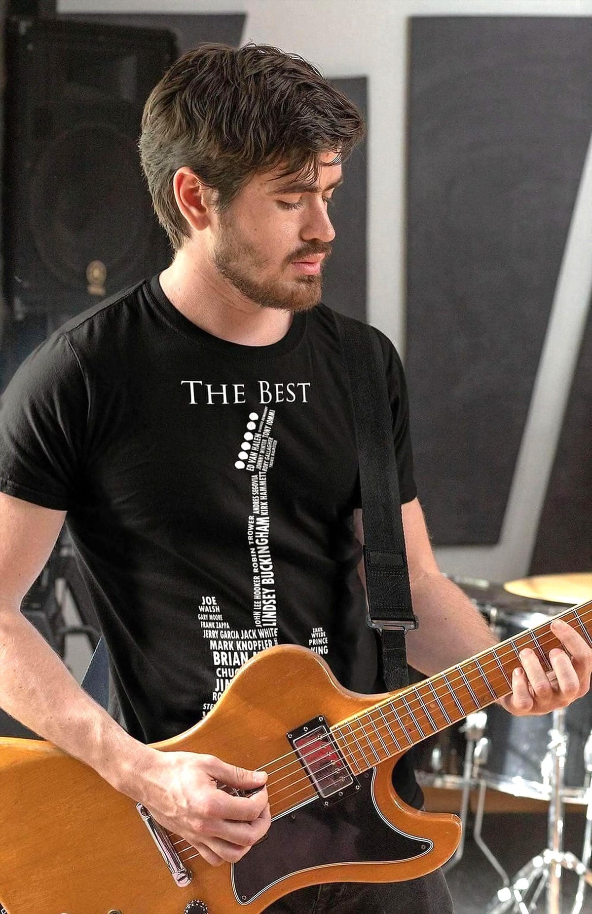 Guitar Player Shirt, Comfort Colors® Rock Legends Graphic Tee, Gift for Guitarist