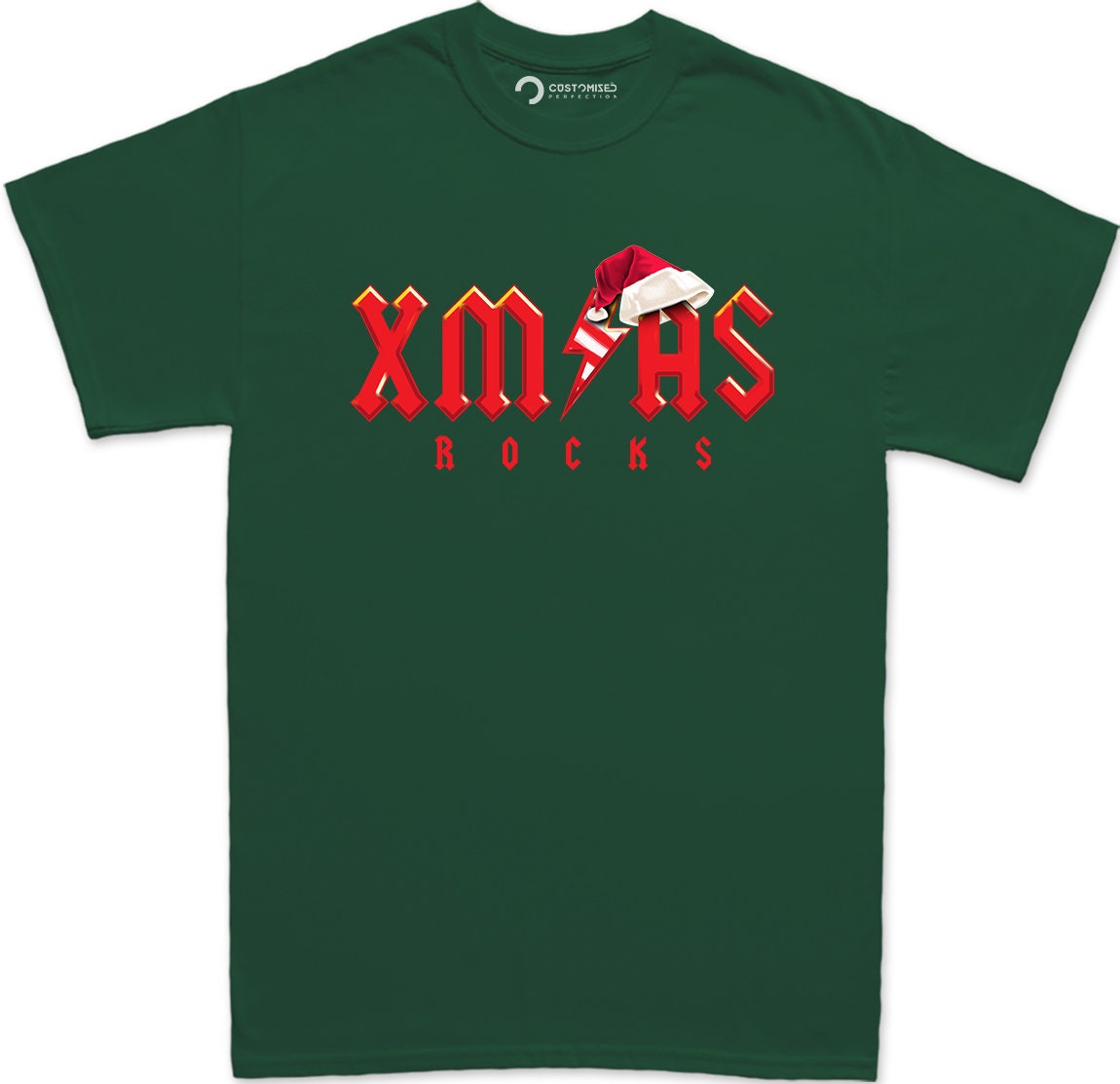 Funny Christmas Rock T shirts for Men, Funny Holiday Shirt, Family Christmas Gift Shirt, Funny Christmas Tee, Xmas Rocks Men's T Shirt