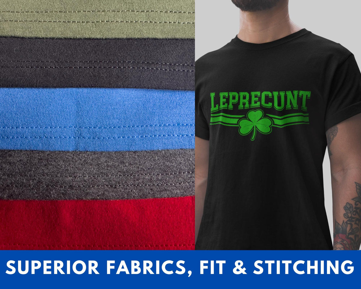 Leprecunt Shamrock T-Shirt | Funny St. Patrick's Day Tee