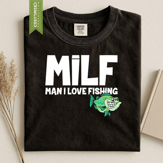 Funny Fishing Mens Shirt, Comfort Colors® Fisherman Tshirt, Sarcastic Graphic Top