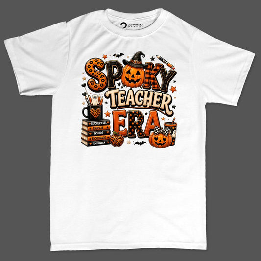 Spooky Teacher Era Shirt | Halloween Leopard Hoodie | Teacher Gift Idea