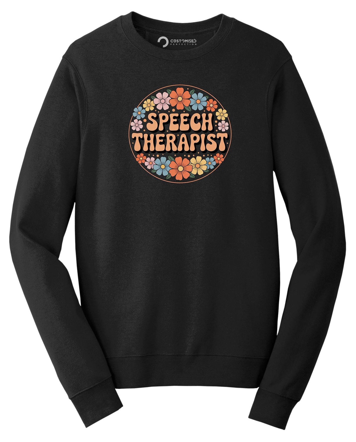 Speech Therapist Shirt | Retro Floral SLP Hoodie | Speech Language Gift
