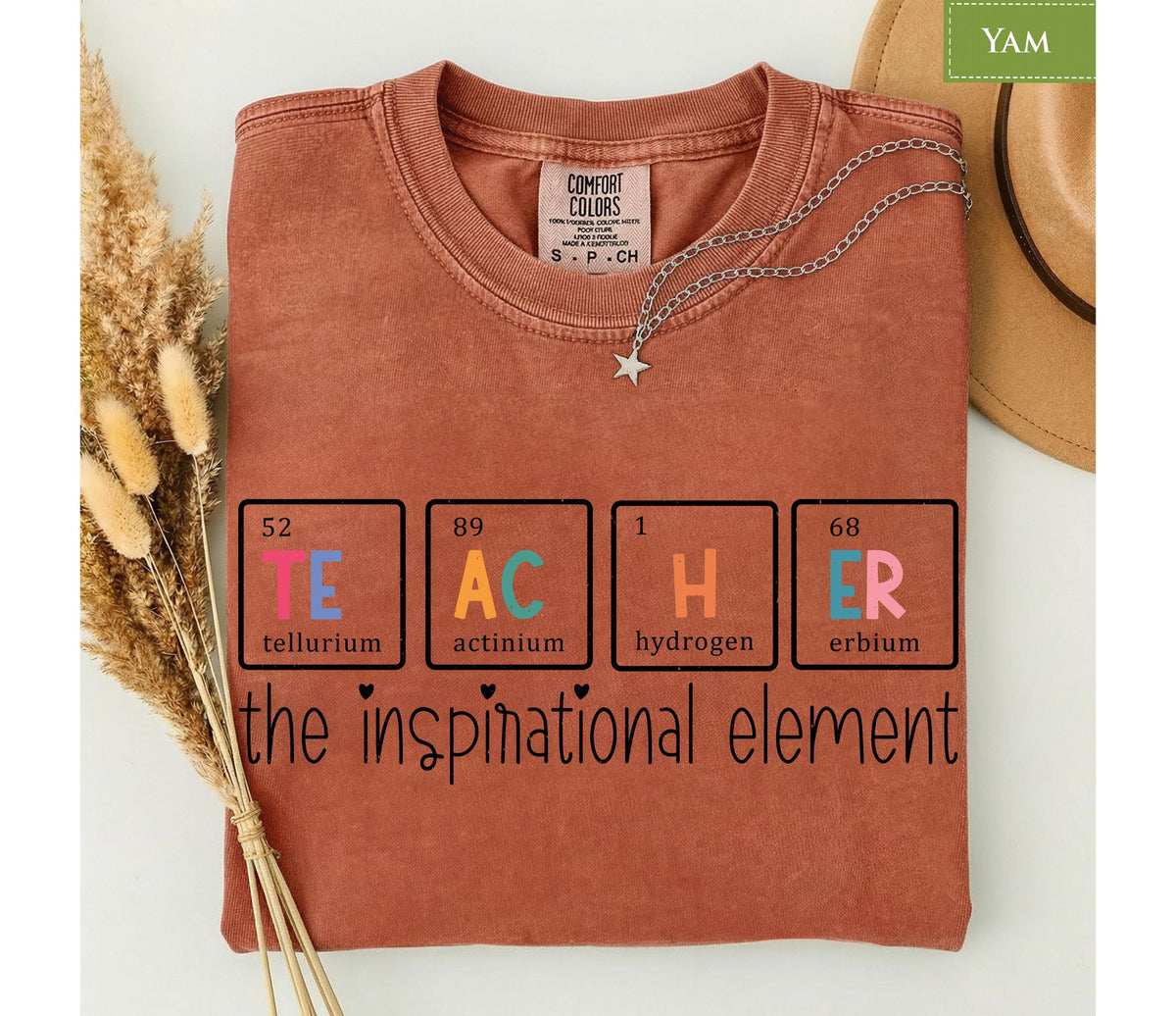 Comfort Colors® Teacher Shirt | Periodic Table Science Tee | Cute Inspirational Gift Idea