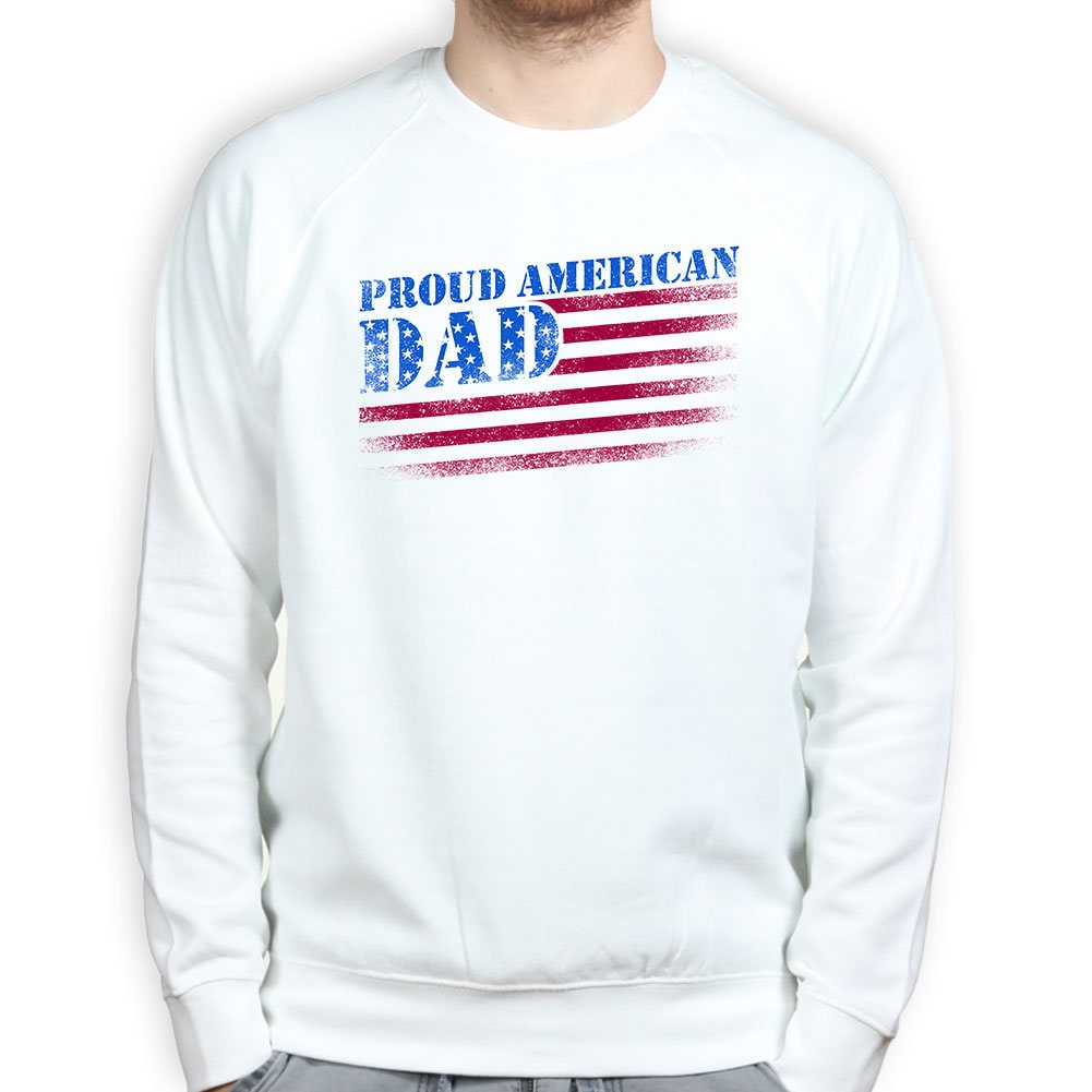 Proud American Dad Father's Day Gift Daddy Sweatshirt - FD17075