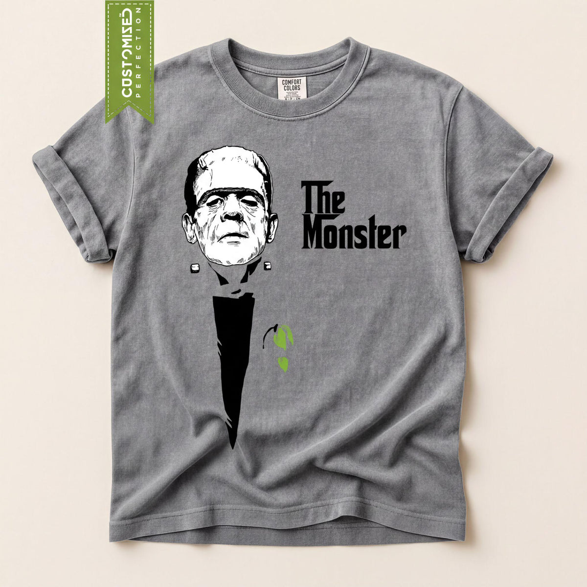 Comfort Colors® The Monster God father Style Shirt, Halloween Tee, Trick Or Treat Tshirt, Fall Autumn Top