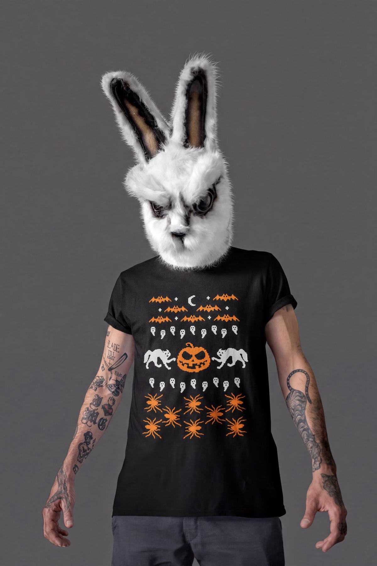 Comfort Colors® Halloween Ugly Sweater Shirt, Funny Pumpkin Trick Or Treat Tee, Costume Ideas Top