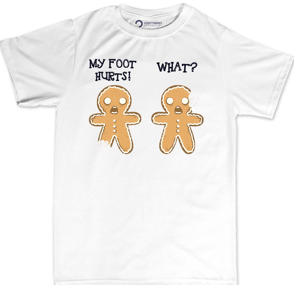 Funny Christmas Gingerbread Men Shirt, Gingerbread Man T-shirt, Cute Christmas Shirt, Christmas Family TShirt, Two Gingerbread Men Tee