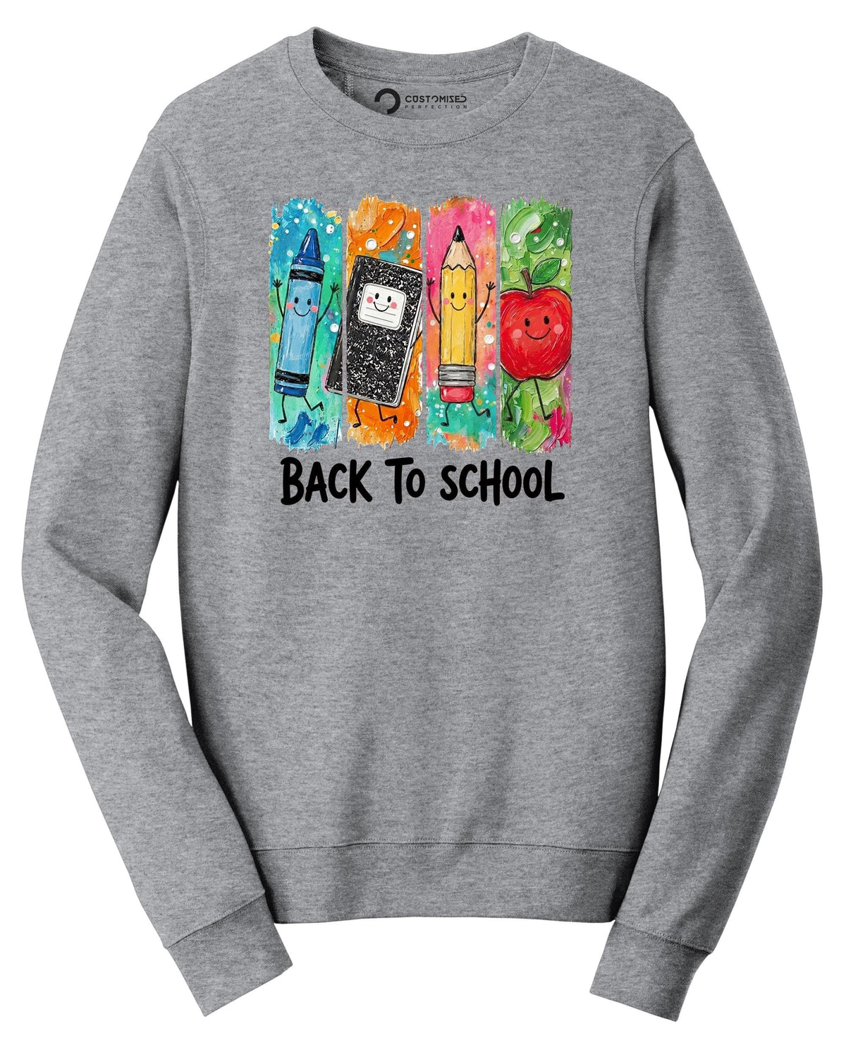 Back To School Shirt | Kawaii Crayon Hoodie Tee | Teacher Kids Gift Idea