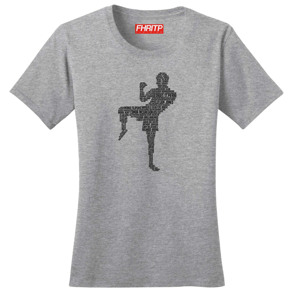 Ladies MMA Fighting Fighter Legends Tribute T shirt Tee Top T-shirt