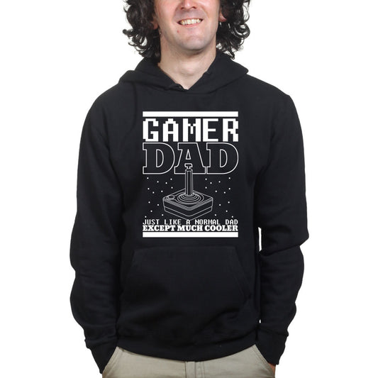 Retro Gamer Dad Gaming Console Father's Day Hoodie - R1362