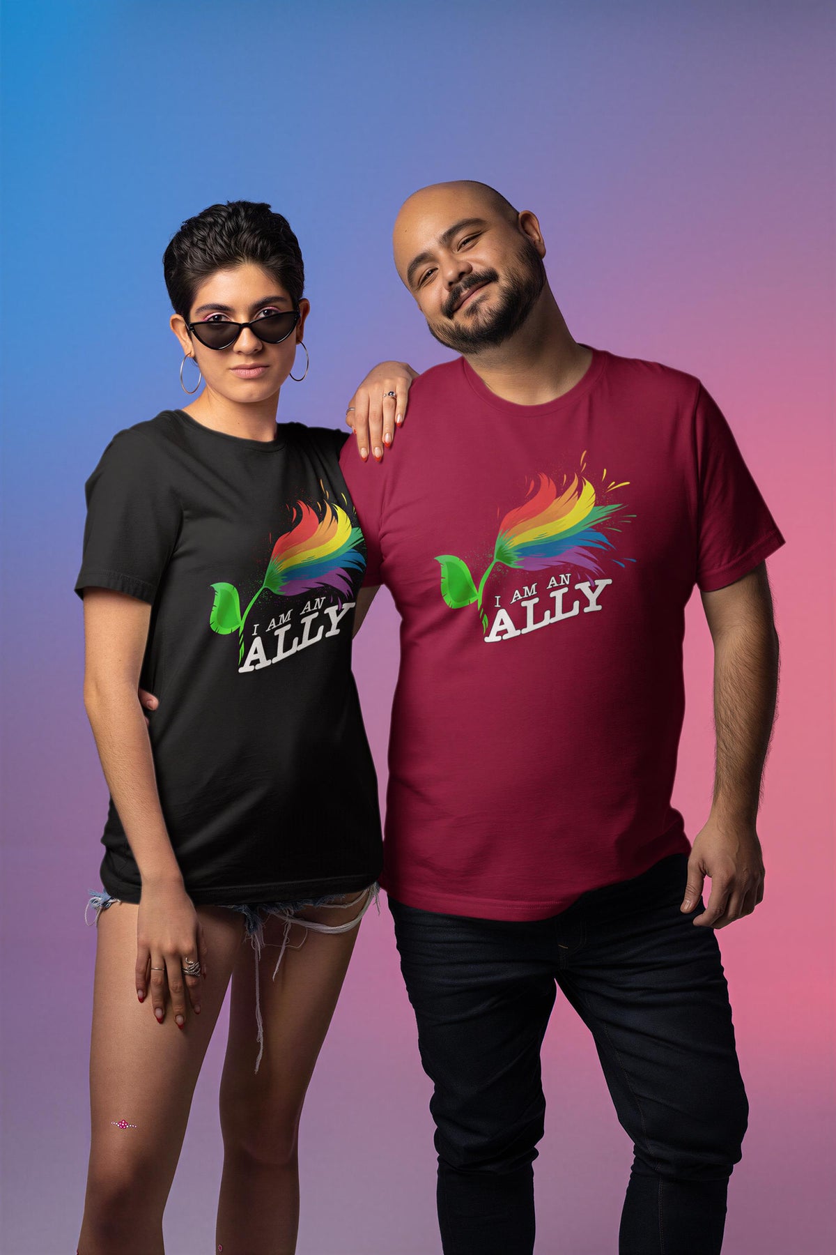 Comfort Colors® LGBTQA Ally Shirt, Pride Month Gift, Gay Rights Tee Top Tshirt