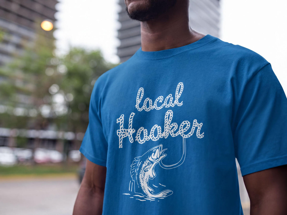Comfort Colors® Local Hooker Fishing Shirt, Funny TShirt for Anglers, Fly Fisherman Top