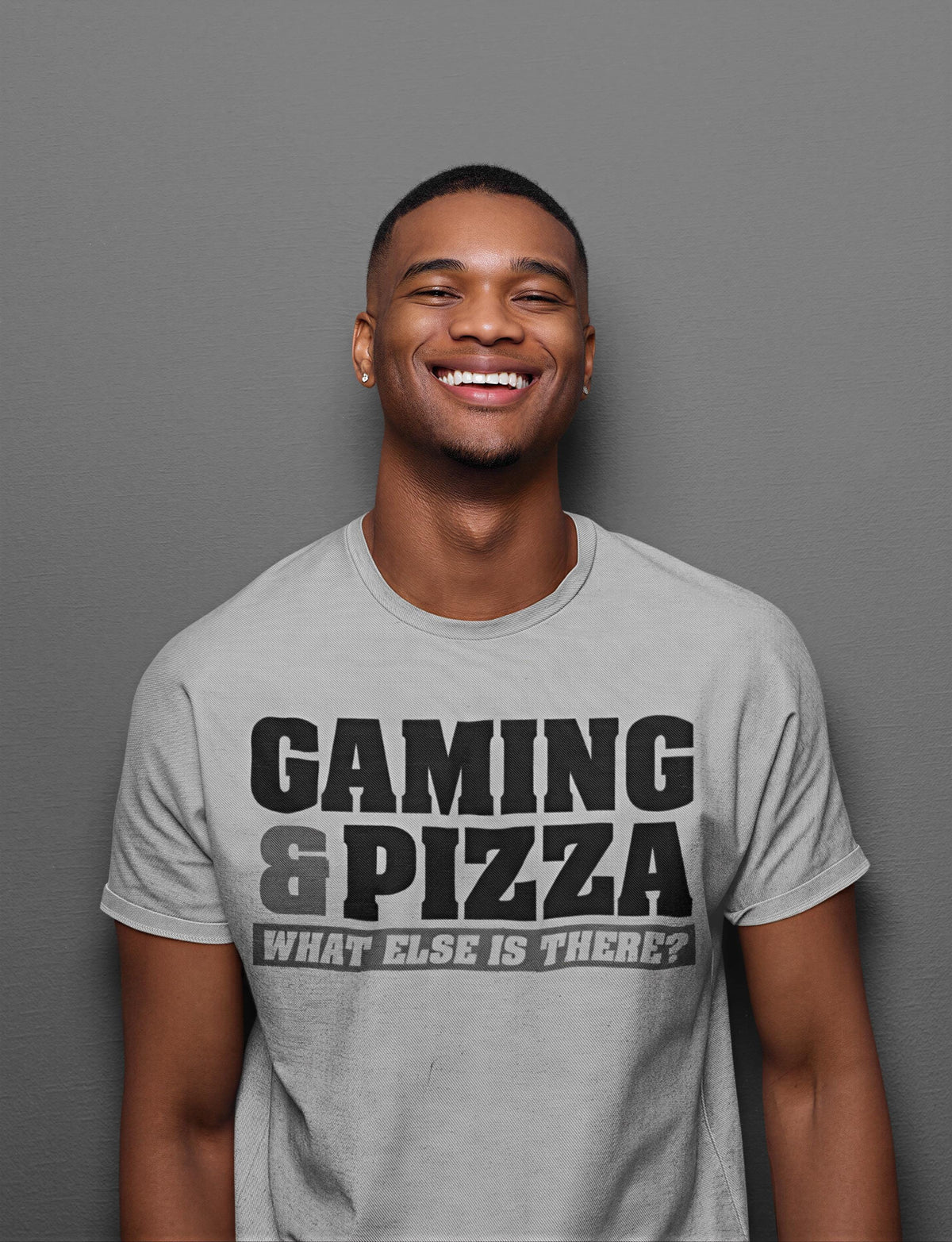 Comfort Colors® Funny Gamer T-shirt, Gaming and Pizza Tee, Gift for Gamers