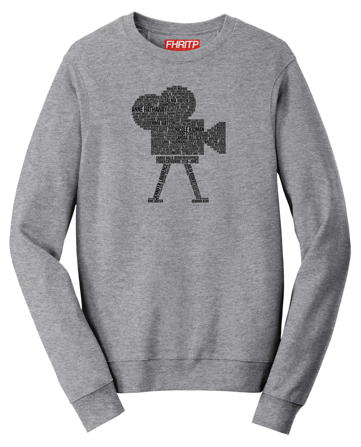 Movie Actress Film Star Legends Camera Tribute Sweatshirt
