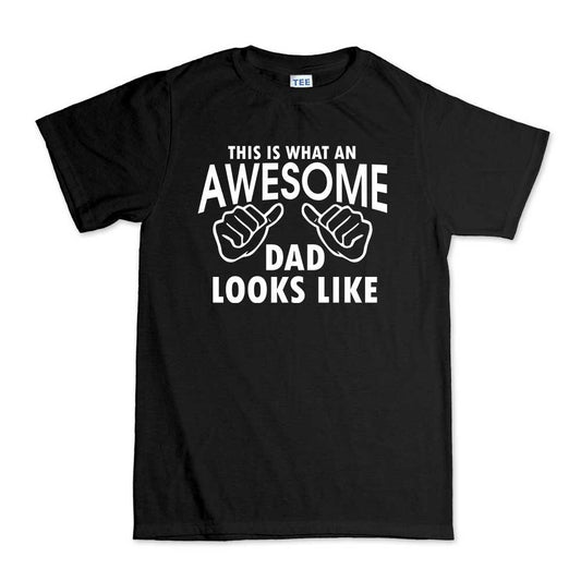 This Is What An Awesome Dad Looks Like T shirt - Gift for Dad Fathers Day - R485