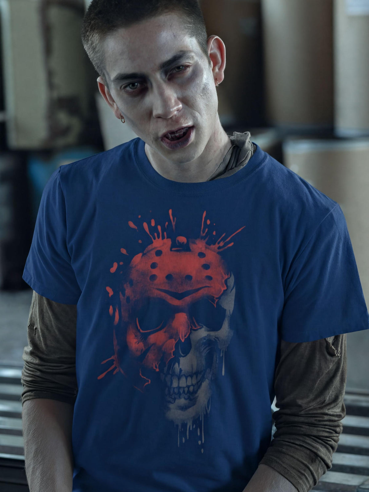 Comfort Colors® Halloween Jason Skull Shirt, Friday 13th Horror Tee, Slasher Movie Tshirt