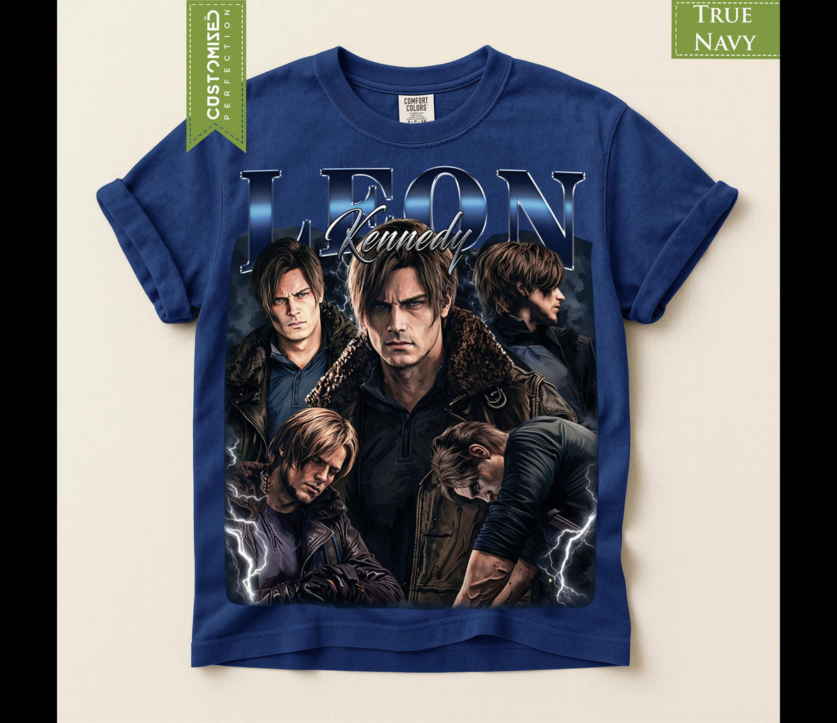 Limited Leon Kennedy Comfort Colors® Shirt - Resident Evil Requiem RE9 Fan Gaming Horror Tee Gift