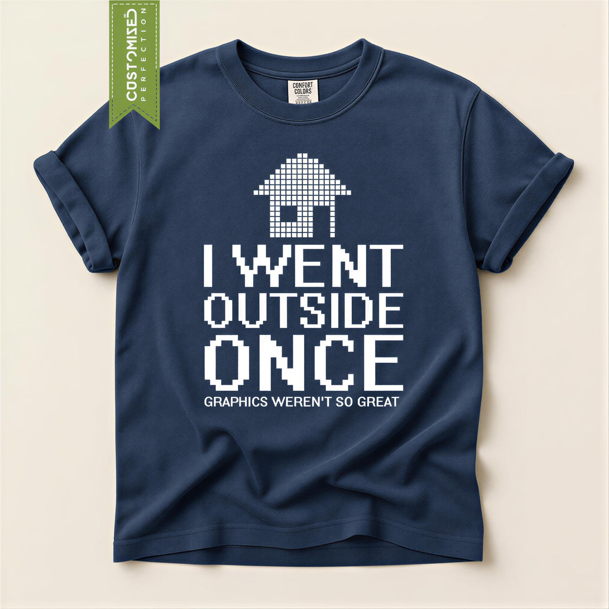 Comfort Colors® Funny Gaming T-shirt, Outside Graphics Not So Great Gamer Tee