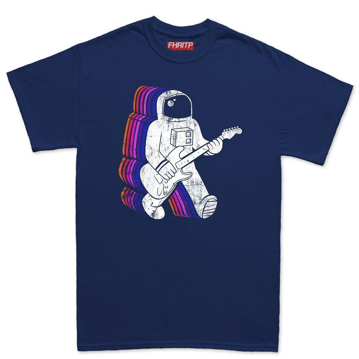 Astronaut Guitar T-Shirt, Electric Guitar Player, Rock Music Gift
